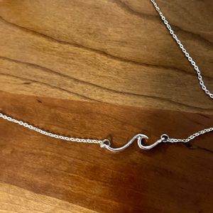 Stainless Steel Wave Necklace